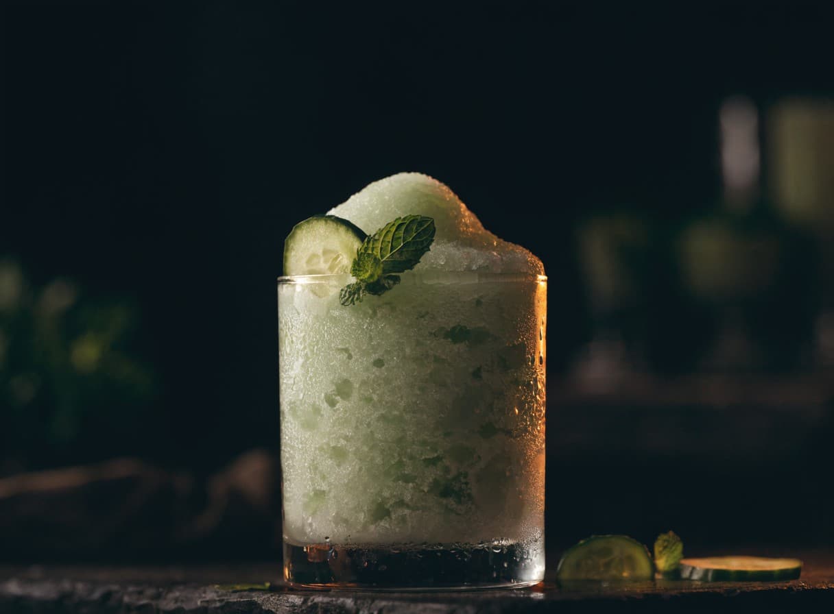 Slush cetriolo e menta
