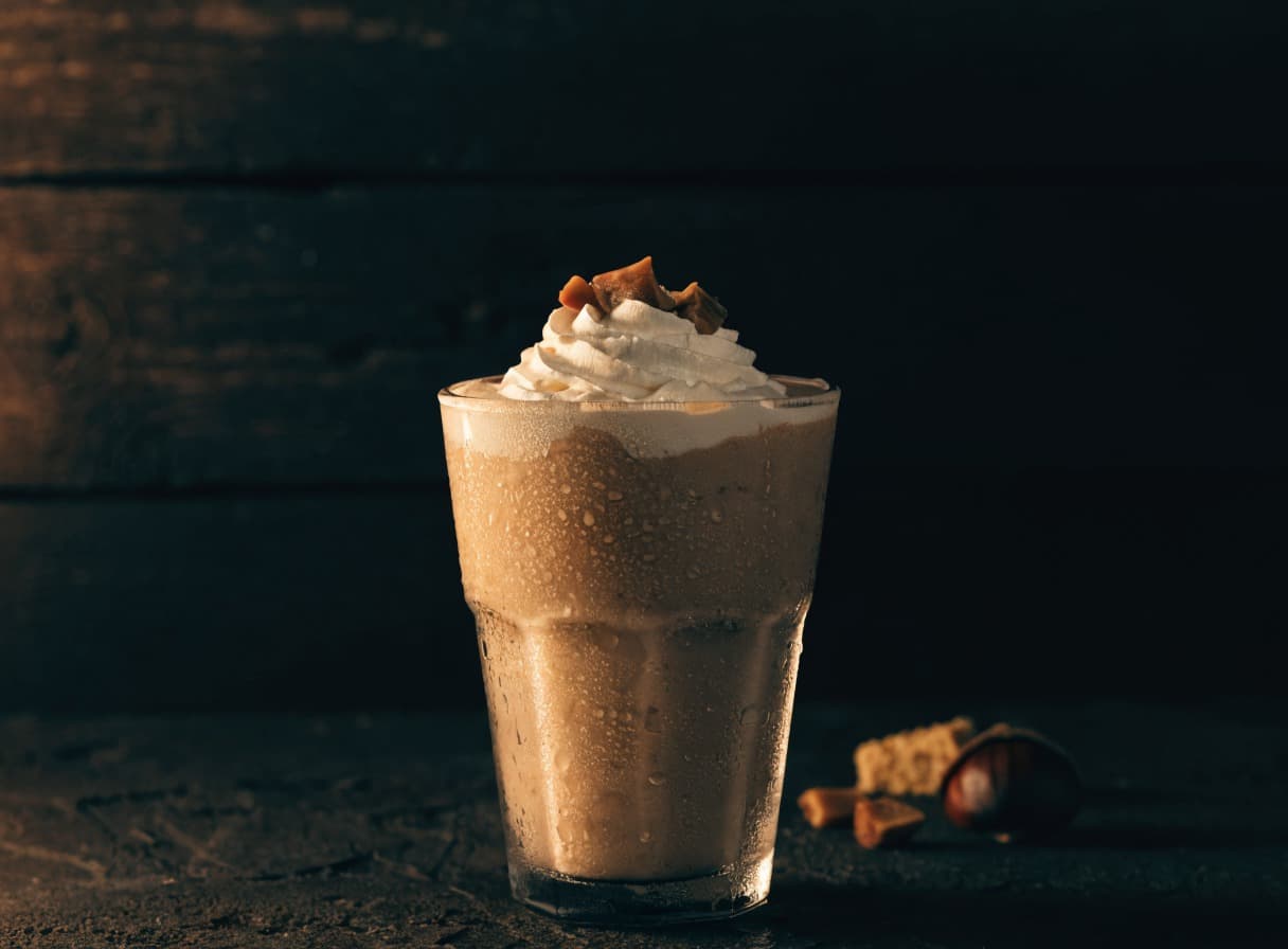 Frappè marroni e vaniglia