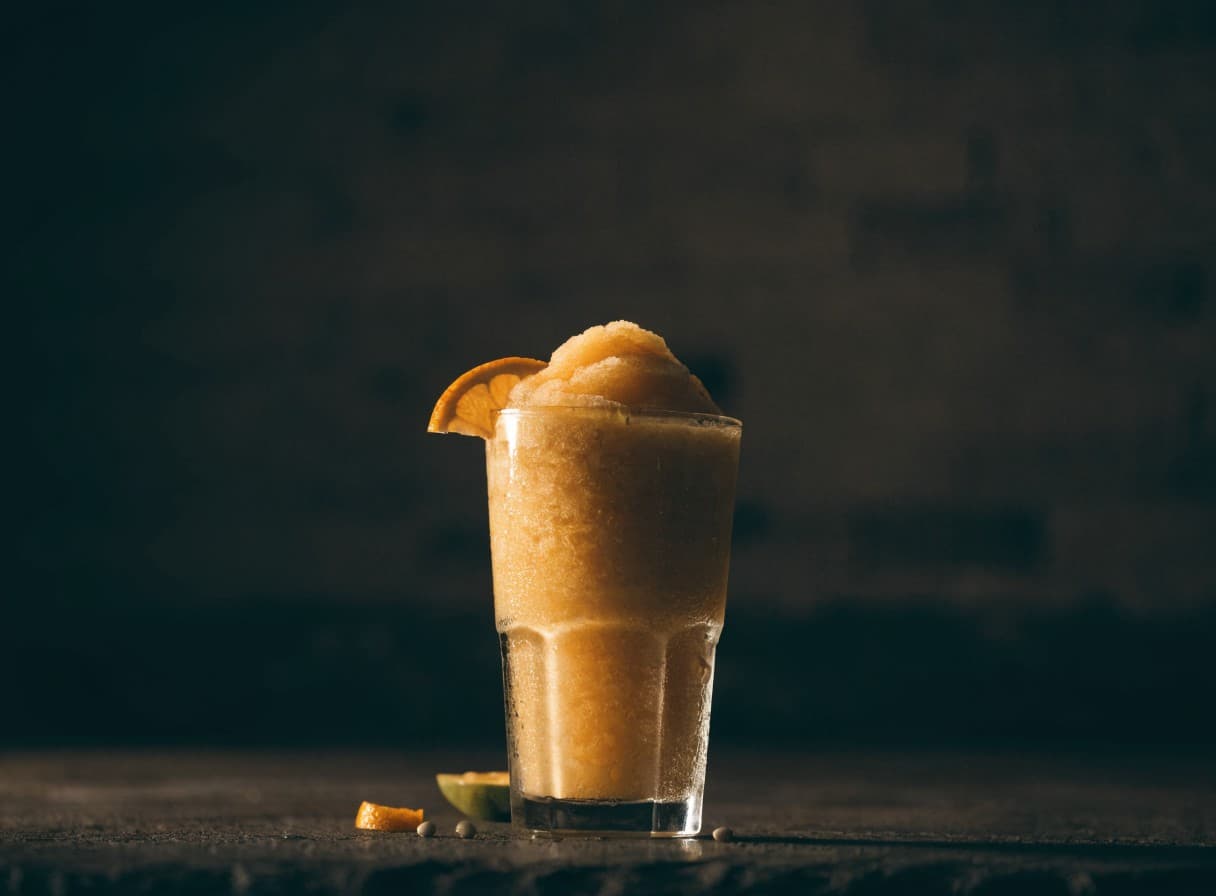 Slush papaya e arancia