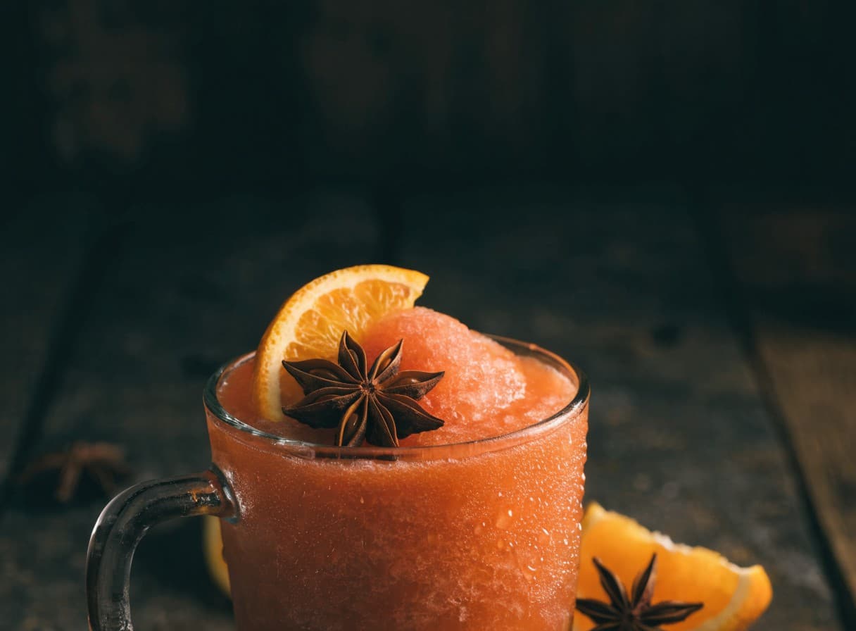 Slush punch cannella e arancia